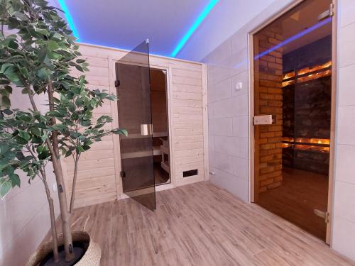 Koupelna v ubytování Cserke Apartmanház