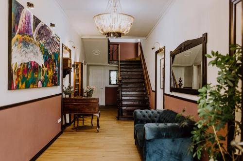 Χώρος καθιστικού στο Hotel Villa Ems