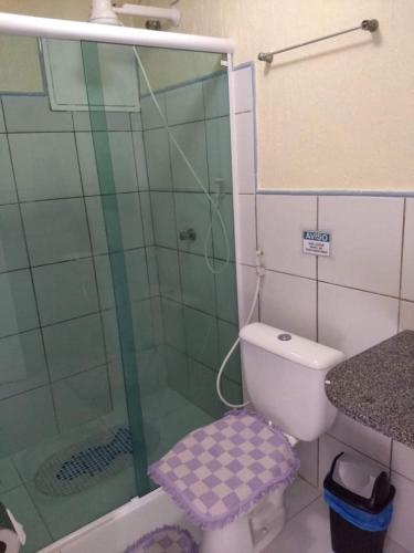 Phòng tắm tại Porto dos Lencóis - Chalé Tipo Apartamento