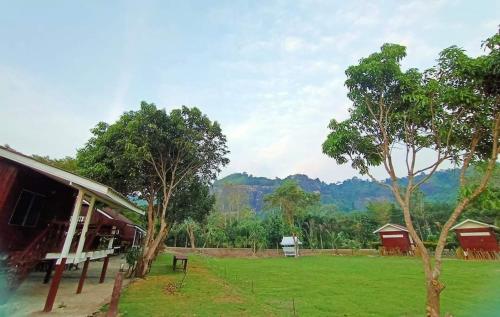 Landskap semula jadi dekat dengan resort