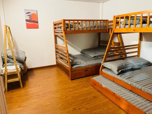 Postel nebo postele na pokoji v ubytování CT Home