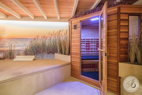 Koupelna v ubytování Bariseele B&B