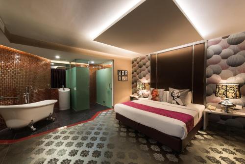 Phòng tắm tại Kingston Hotel 3 - Kuala Lumpur