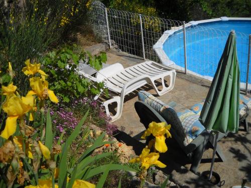 Piscina a Gîte Trinacria o a prop