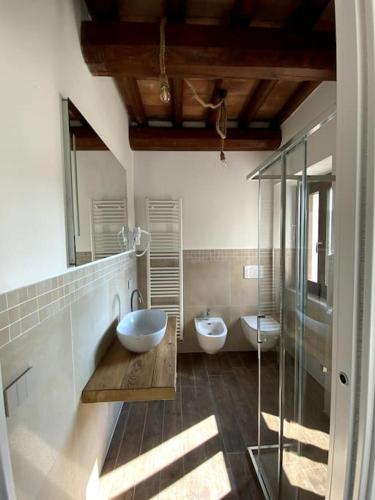 Ванная комната в Cascina il Germoglio