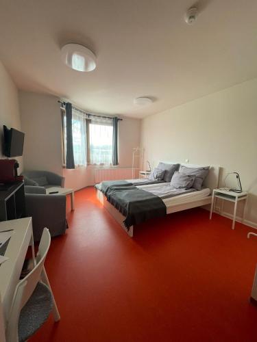 Postel nebo postele na pokoji v ubytování SOVEA Hotel - Braunau