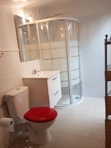 Koupelna v ubytování Romantic Suite