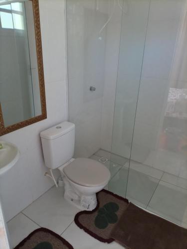 Et badeværelse på Cabana Uva Niágara