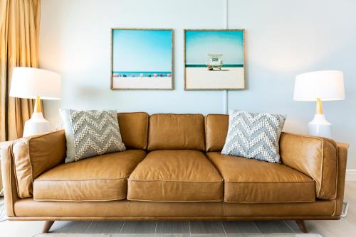 Χώρος καθιστικού στο Paradise Beach Club - Oceanfront and Penthouse