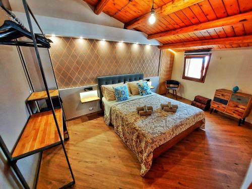 Letto o letti in una camera di Bed and Breakfast L&P