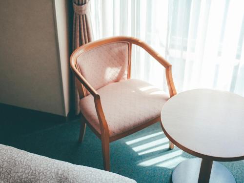 Ruang duduk di Kuretake Inn Okayama