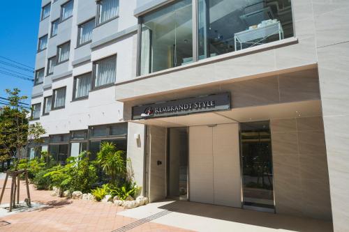 a building with a sign that reads advanced style at Rembrandt Style Naha in Naha