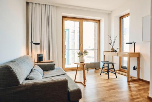 Zona de estar de Hotel Haus am Meer