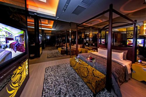 Jinsha Motelにあるテレビまたはエンターテインメントセンター