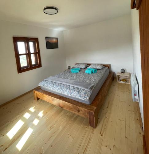 Cama ou camas em um quarto em Rudnički Eko Breg