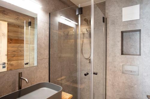 Koupelna v ubytování Polaris 1 001 - LUXE & SKI LIFT apartment 6 pers