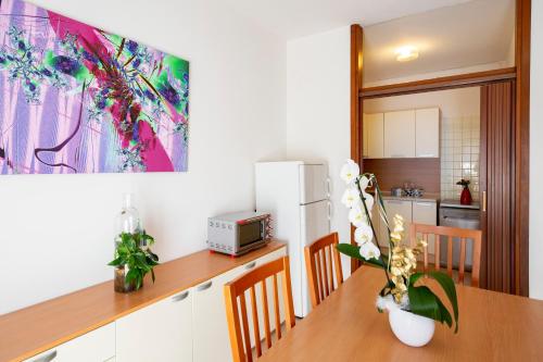 Dapur atau dapur kecil di Holiday Appartamenti