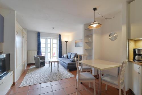 Posezení v ubytování Strand-Appartement am Bakenberg