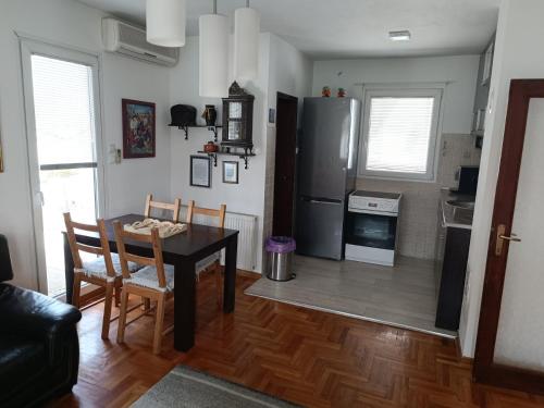 Cuisine ou kitchenette dans l'établissement Serbian home with garden