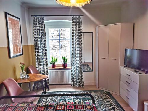 Posezení v ubytování Apartament Retro