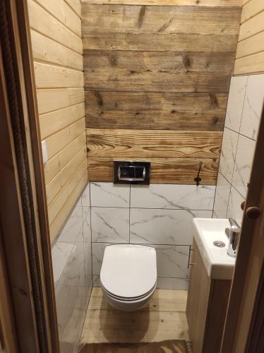 Bilik mandi di Apartament u Doroty Orelec k Soliny