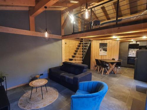 Køkken eller tekøkken på Chalet cosy et moderne vue montagnes