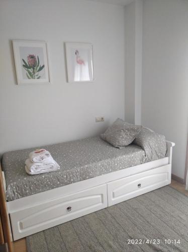 Posteľ alebo postele v izbe v ubytovaní apartamento melide