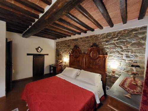 Postel nebo postele na pokoji v ubytování The Small Castle