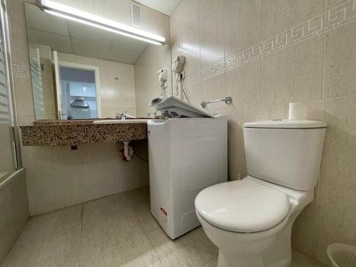 Koupelna v ubytování Michelangelo