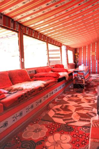 Χώρος καθιστικού στο Beduin Star Trail Camp