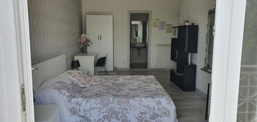 Ένα ή περισσότερα κρεβάτια σε δωμάτιο στο alhena room