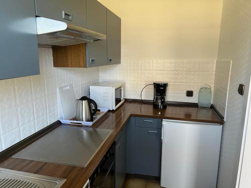 Η κουζίνα ή μικρή κουζίνα στο Ferienhaus Hoppas