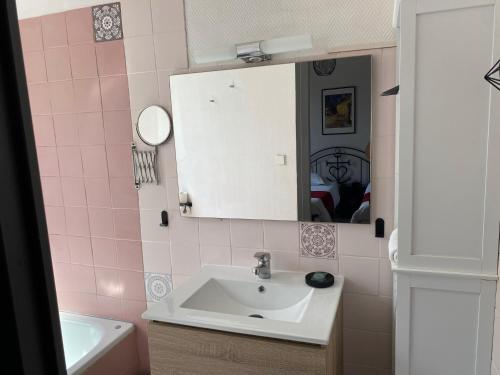 Koupelna v ubytování Hostellerie De La Source