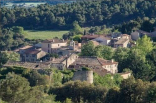 Bird's-eye view ng Gîte d'étape de Vitrolles en Luberon