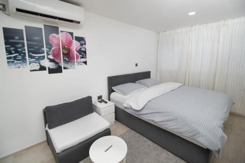 Postel nebo postele na pokoji v ubytování LUNA 1