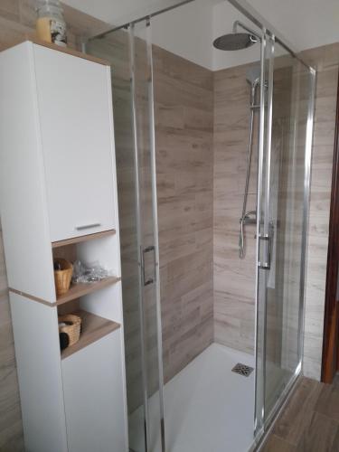 Koupelna v ubytování Casa Lupo