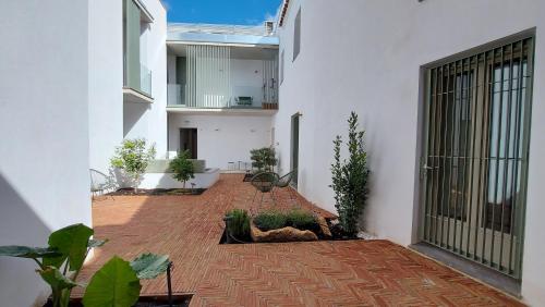 Vonkajšia záhrada v ubytovaní Patio del Lino