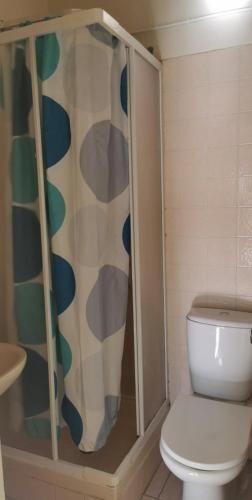 Koupelna v ubytování Simos Magic Hotel Apts