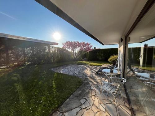 Giardino di Ferienwohnung Am Sultmer mit Terrasse und Garten