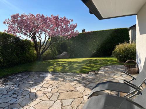 Giardino di Ferienwohnung Am Sultmer mit Terrasse und Garten