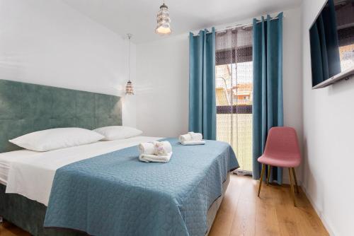 Posteľ alebo postele v izbe v ubytovaní Villa Mare's 2