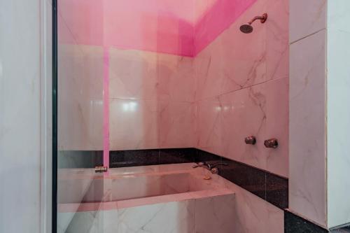 Ванная комната в Hotel Lavanda CAS Merida