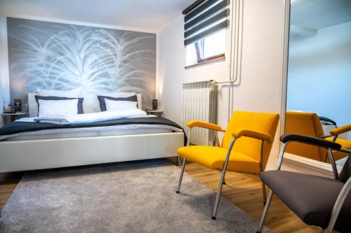 Posteľ alebo postele v izbe v ubytovaní Apartments Krašna