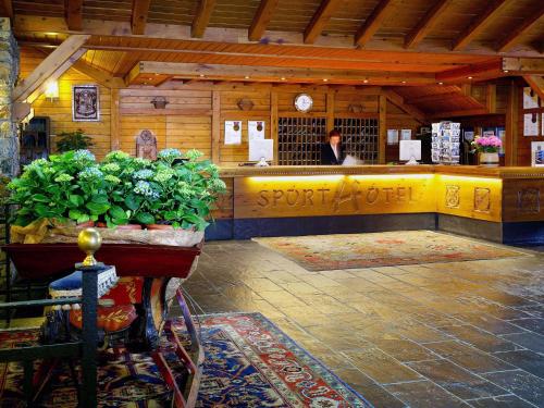 Lounge atau bar di Sport Hotel