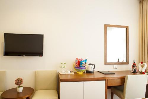 Μια τηλεόραση ή/και κέντρο ψυχαγωγίας στο Centre Hotel