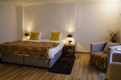 Hotel de Flandre Ghentにあるベッド