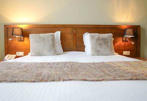 Hotel de Flandre Ghentにあるベッド