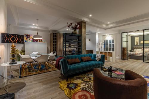 Posezení v ubytování 110 M2 Central apartment in Abando Close To Guggenheim with parking
