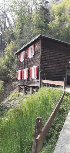 Das Gebäude in dem sich die Pension befindet