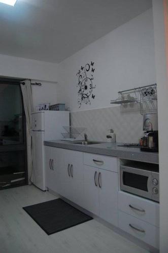 Una cocina o zona de cocina en Sharvit Hakesem